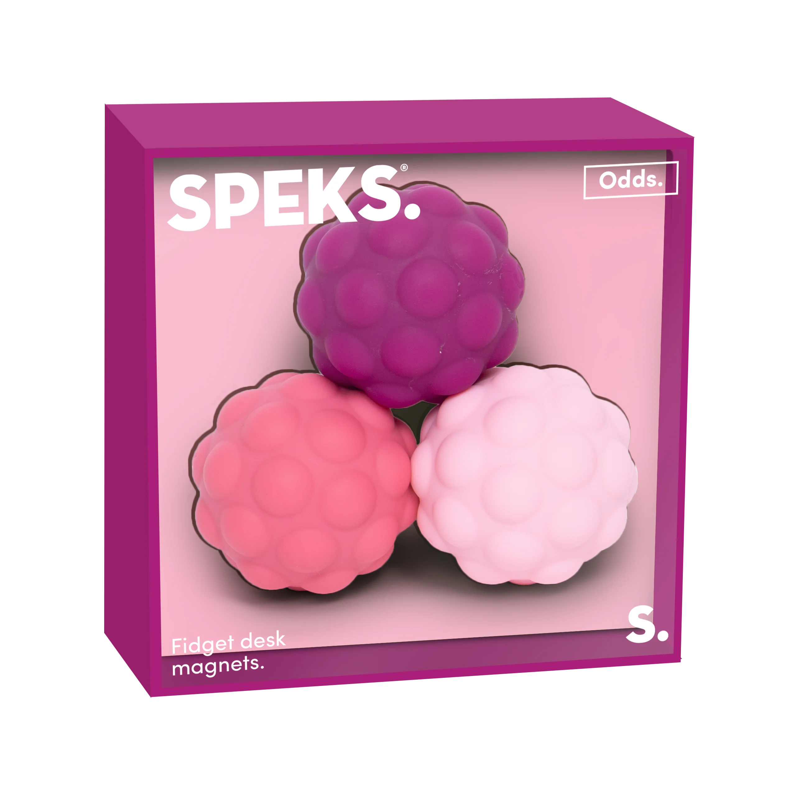 Odds Silicone Fidget Magnets - 24 Units with Display - 6 of each colour - Image 4
