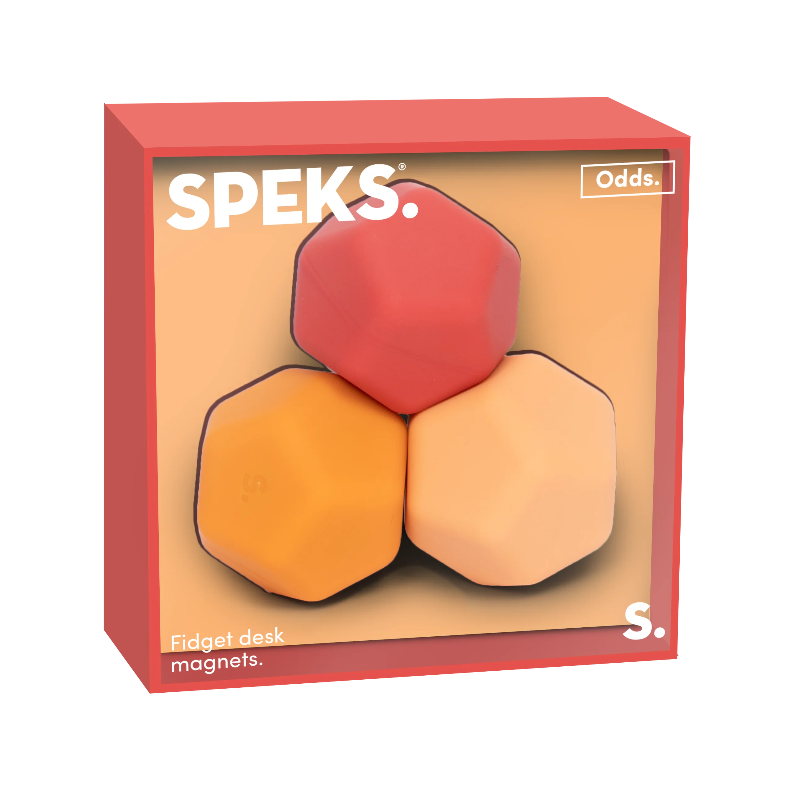 Odds Silicone Fidget Magnets - 24 Units with Display - 6 of each colour - Image 5
