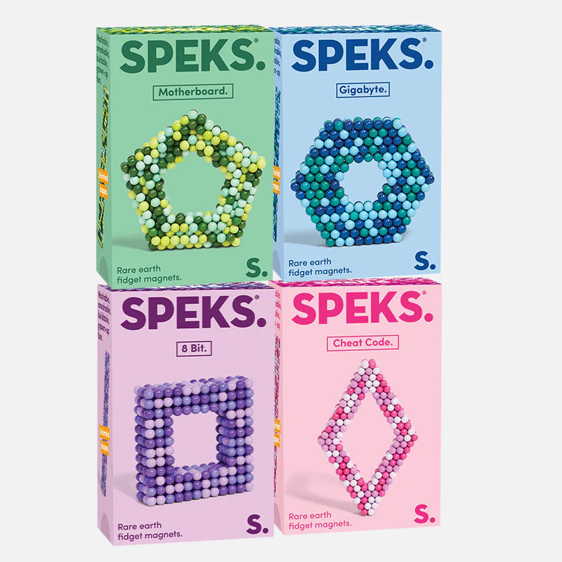 Speks. 432 Bolds / Gradient / Pixel Assorted 24 Units - 6 of each colour - Image 3