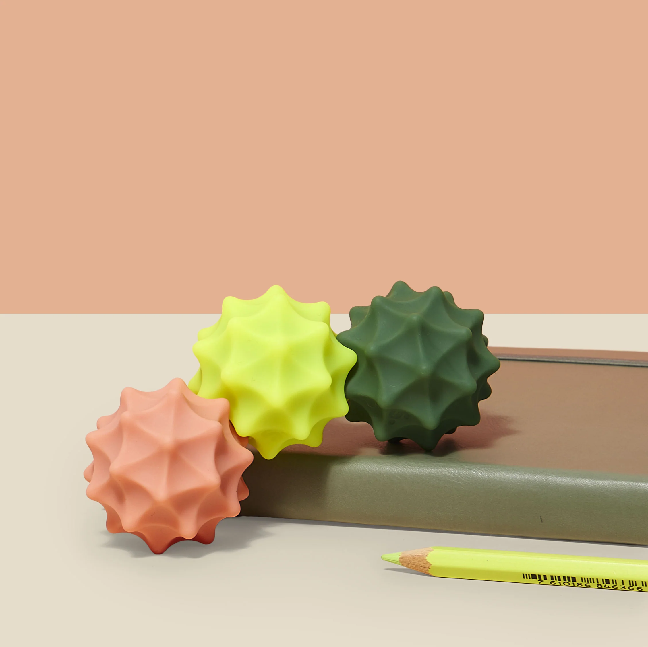 Odds Silicone Fidget Magnets - Vivid Mix 24 Units with Display - 6 of each colour - Image 9