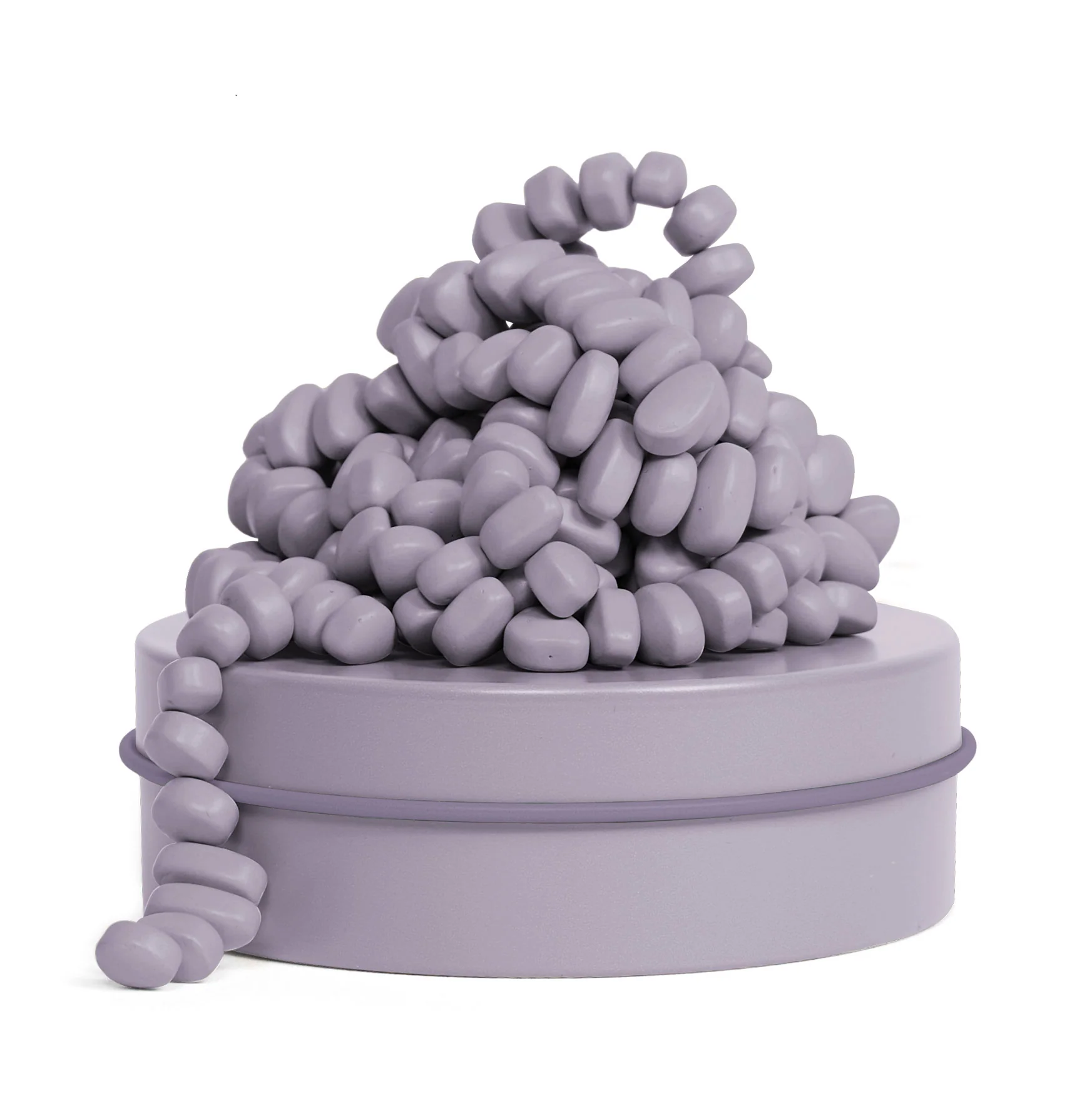 Crags Neutral Magnetic Fidget Putty - Assorted 48 Units with Display - Small Tins - 12 of each colour - Image 5
